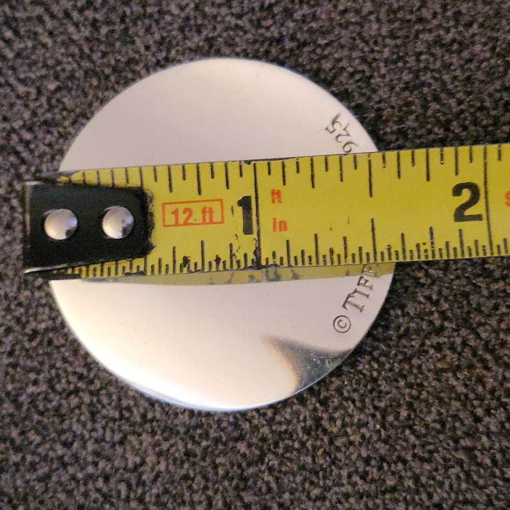 Authentic Tiffany & Co Large Script Pendant & Cha… - image 7